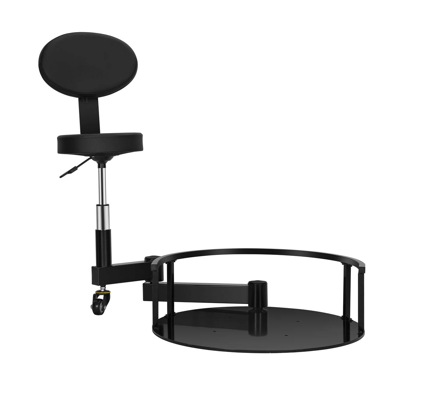 Barber Rotating Stool for Barber Chair (Round Base)